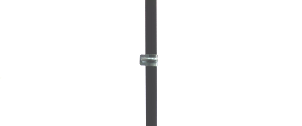 457503: Laundry container strap with plate hook, grip and buckle - Max. overstrain 1100 mm