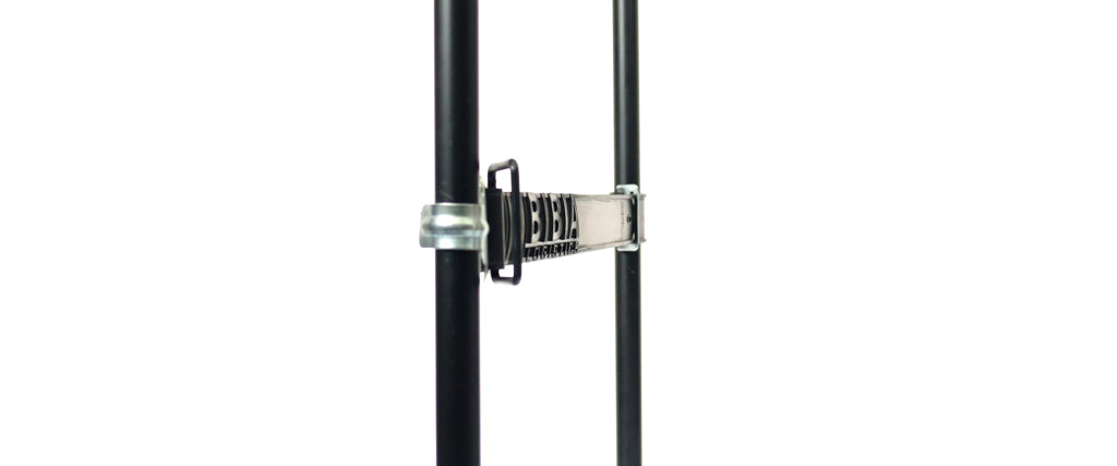 454502: Rubber strap with hook with grip and buckle - Max. overstrain 700 mm