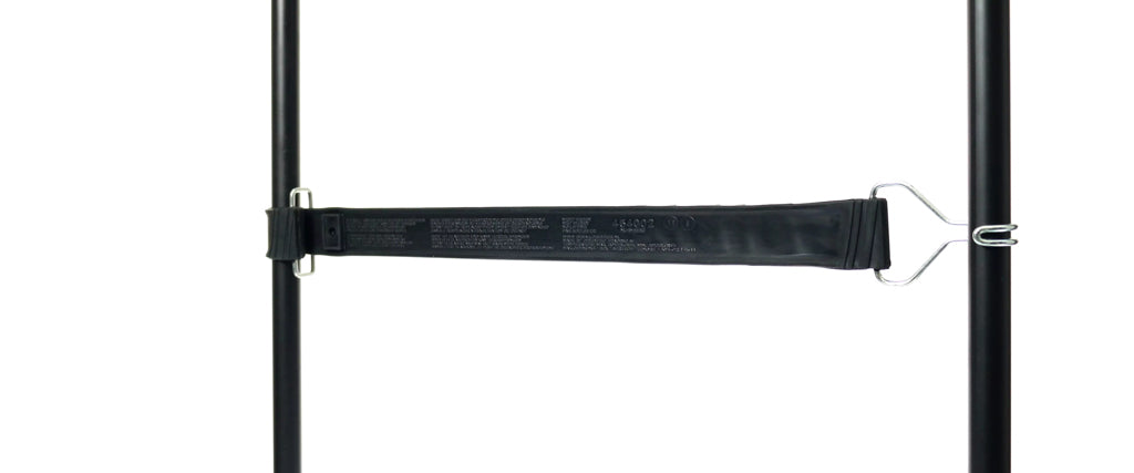 Rubber strap with hook backside