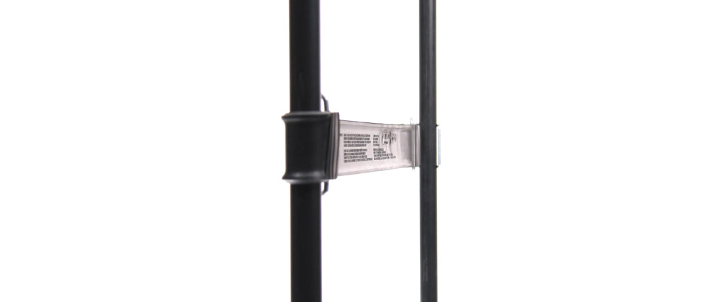 Rubber strap with square wire hook - Max. overstrain 800 mm