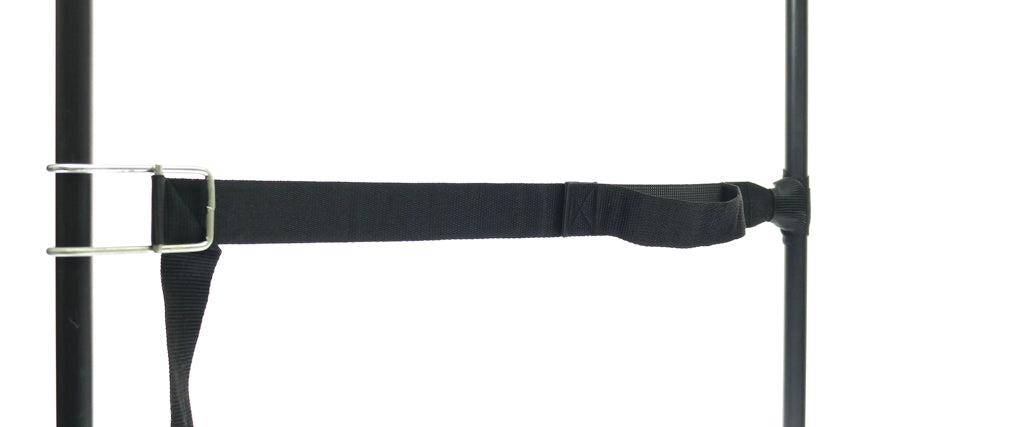 484002: Durable strap with PP strap, elastic piece and strong slide hook 860 mm