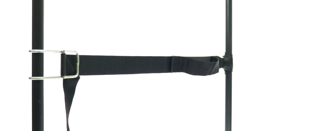 484002: Durable strap with PP strap, elastic piece and strong slide hook max overstrain 800 mm