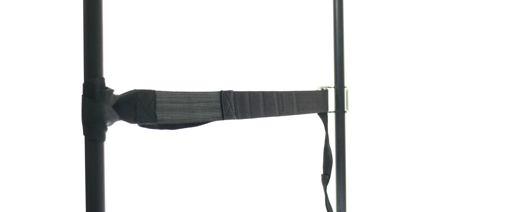 Bibia Logistics woven strap with PP strap, elastic piece and strong slide hook for rollcontainers side