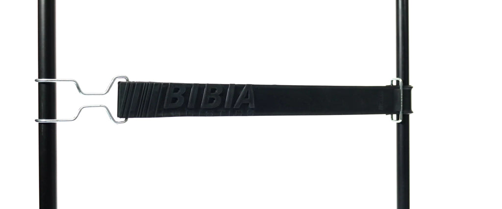 Rubber strap with scandic hook